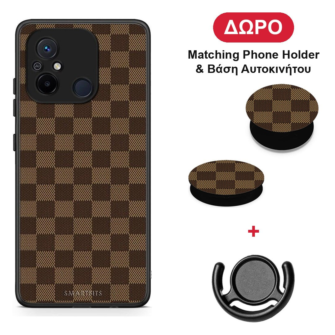 Designer Glamour - Xiaomi Poco C55 θήκη + Δώρο Phone Holder & Βάση Αυτοκινήτου