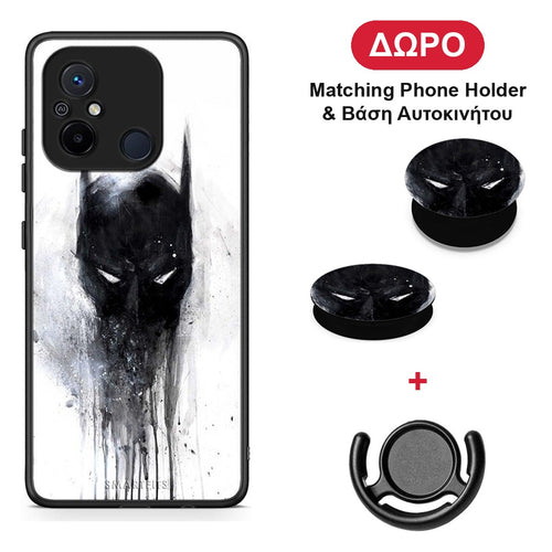 Hero Paint Bat - Xiaomi Poco C55 θήκη + Δώρο Phone Holder & Βάση Αυτοκινήτου