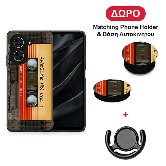 Awesome Mix - Xiaomi Poco C71 θήκη + Δώρο Phone Holder & Βάση Αυτοκινήτου