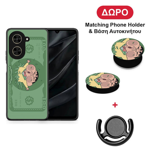 Big Money - Xiaomi Poco C71 θήκη + Δώρο Phone Holder & Βάση Αυτοκινήτου