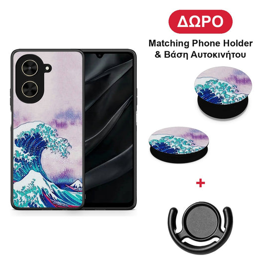 Blue Waves - Xiaomi Poco C71 θήκη + Δώρο Phone Holder & Βάση Αυτοκινήτου