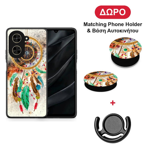 Boho DreamCatcher - Xiaomi Poco C71 θήκη + Δώρο Phone Holder & Βάση Αυτοκινήτου