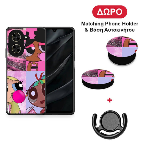 Bubble Girls - Xiaomi Poco C71 θήκη + Δώρο Phone Holder & Βάση Αυτοκινήτου