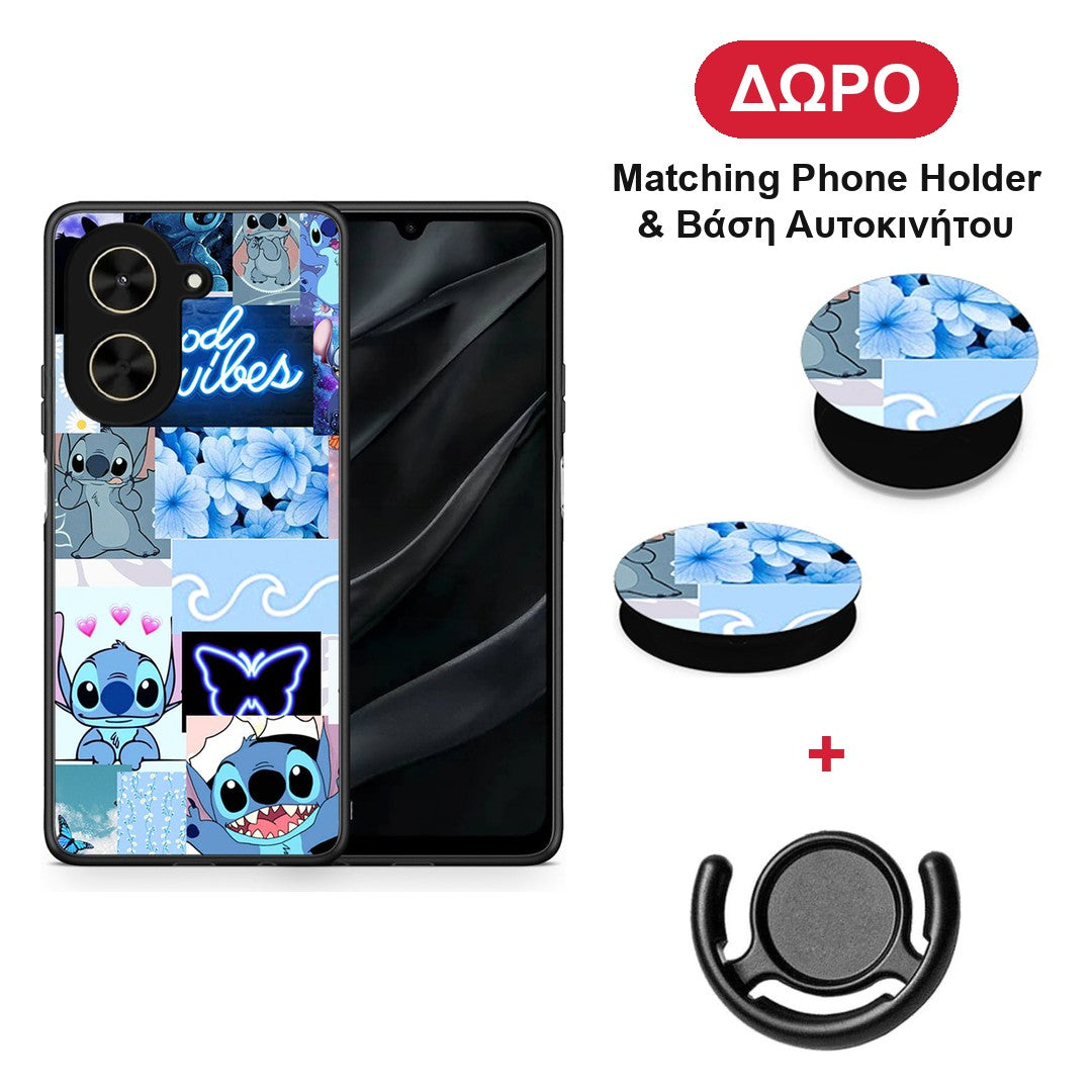 Collage Good Vibes - Xiaomi Poco C71 θήκη + Δώρο Phone Holder & Βάση Αυτοκινήτου