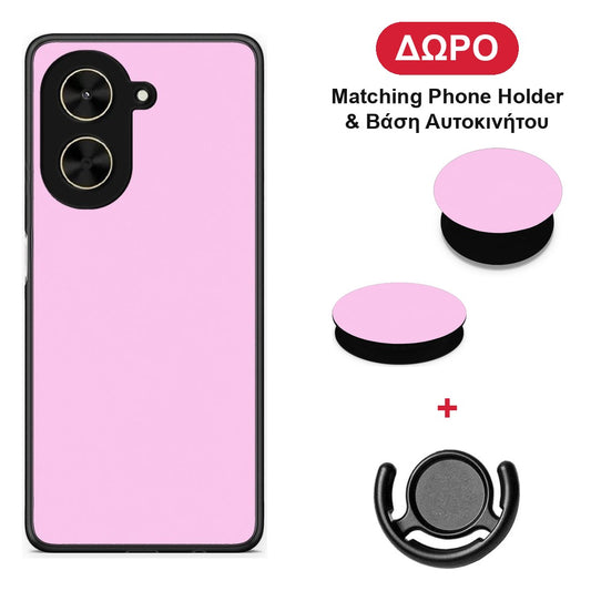 Cotton Candy Pink - Xiaomi Poco C71 θήκη + Δώρο Phone Holder & Βάση Αυτοκινήτου