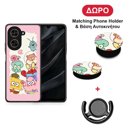 Cute Companion - Xiaomi Poco C71 θήκη + Δώρο Phone Holder & Βάση Αυτοκινήτου