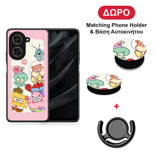 Cute Companion - Xiaomi Poco C71 θήκη + Δώρο Phone Holder & Βάση Αυτοκινήτου