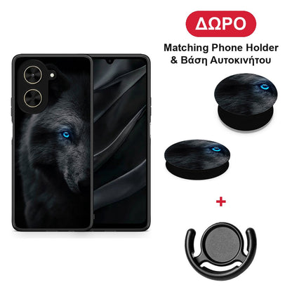 Dark Wolf - Xiaomi Poco C71 θήκη + Δώρο Phone Holder & Βάση Αυτοκινήτου