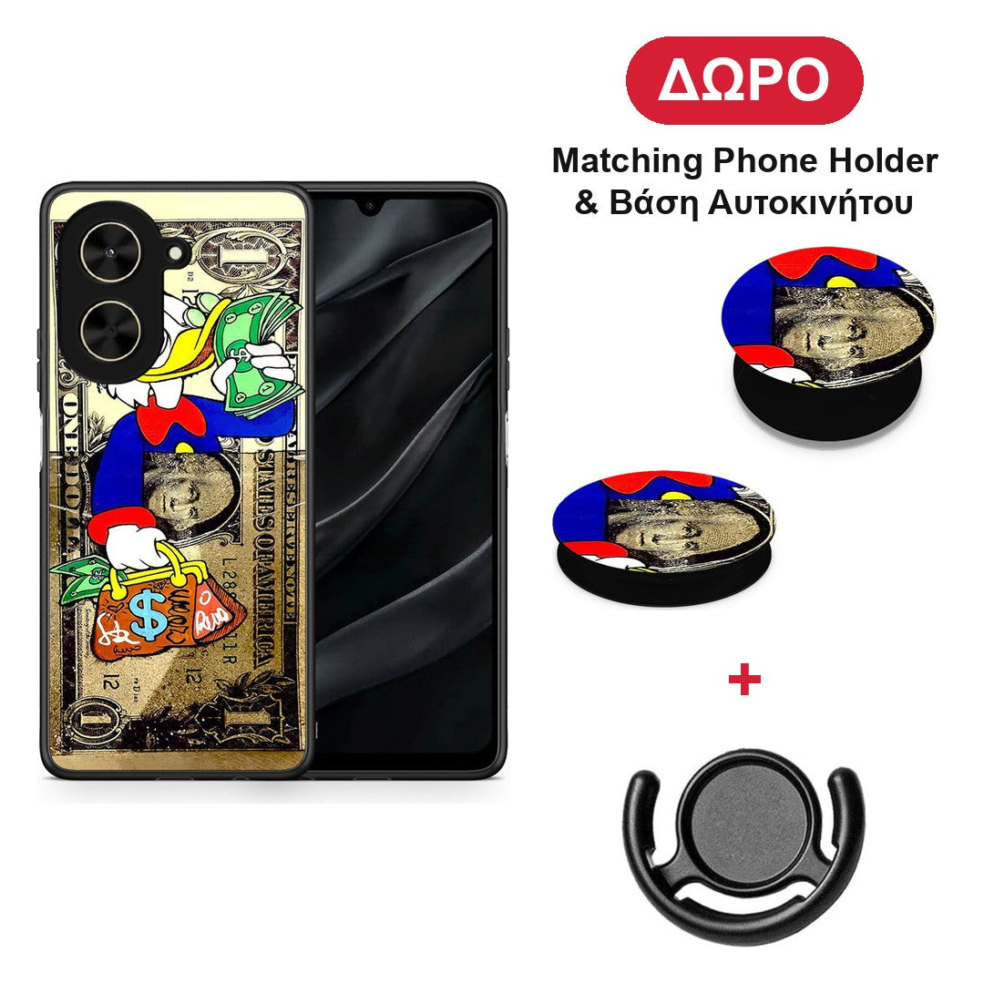 Duck Money - Xiaomi Poco C71 θήκη + Δώρο Phone Holder & Βάση Αυτοκινήτου