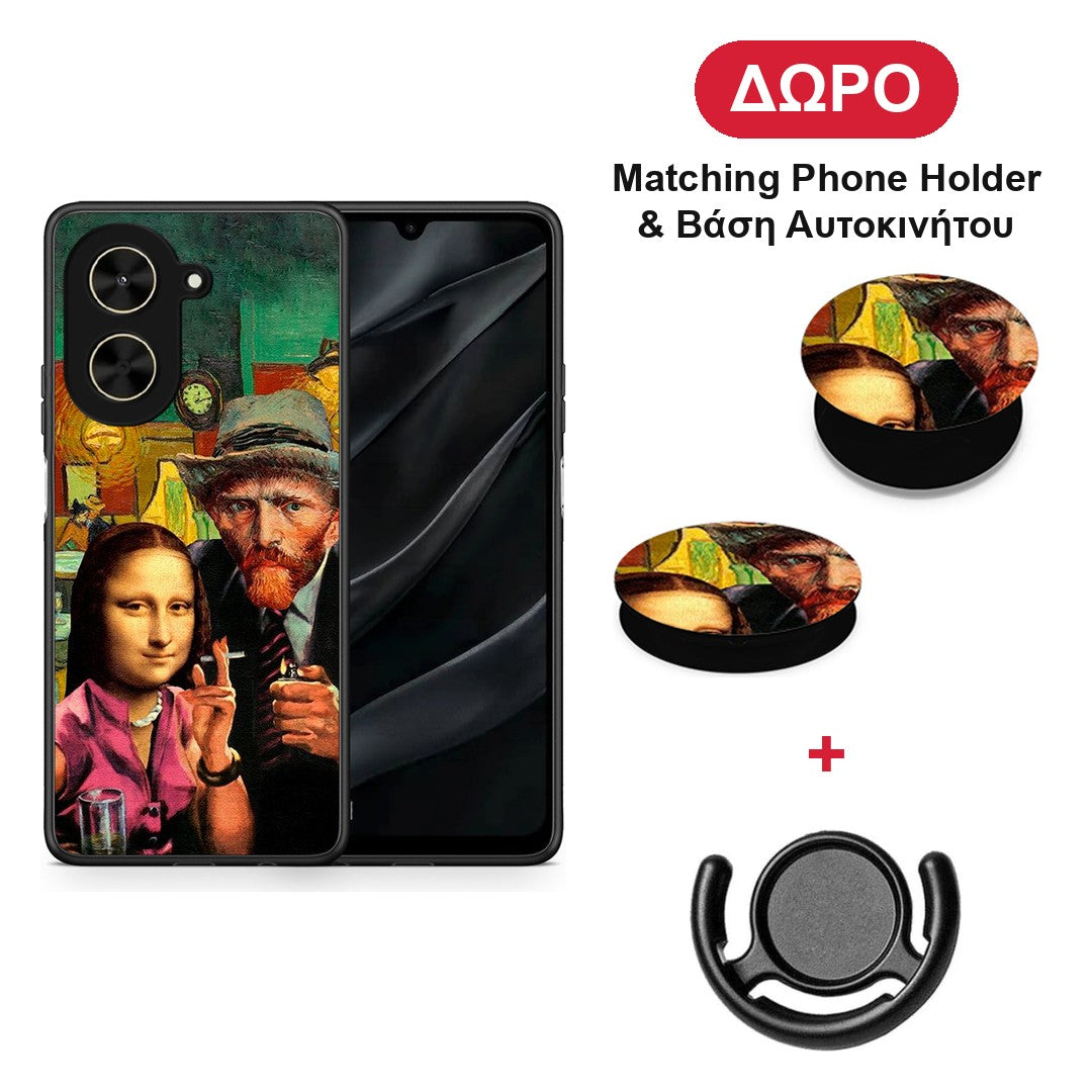 Funny Art - Xiaomi Poco C71 θήκη + Δώρο Phone Holder & Βάση Αυτοκινήτου