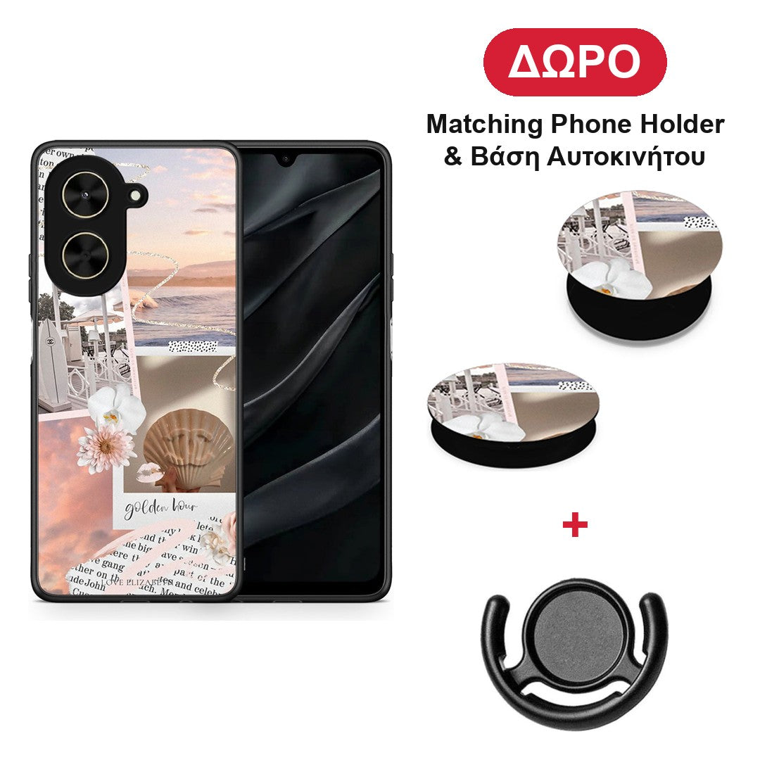 Golden Hour - Xiaomi Poco C71 θήκη + Δώρο Phone Holder & Βάση Αυτοκινήτου