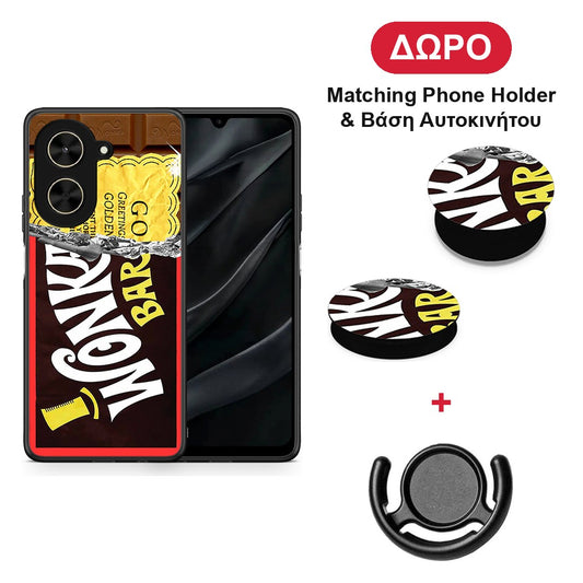 Golden Ticket - Xiaomi Poco C71 θήκη + Δώρο Phone Holder & Βάση Αυτοκινήτου
