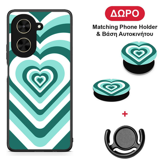 xiaomi-poco-c71-green-hearts-case ΔΩΡΟ