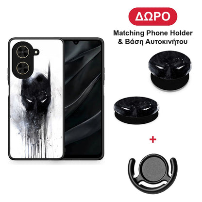 Hero Paint Bat - Xiaomi Poco C71 θήκη + Δώρο Phone Holder & Βάση Αυτοκινήτου
