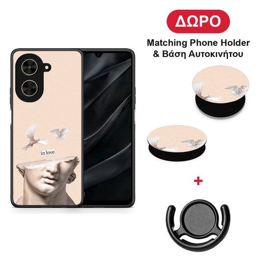 In Love - Xiaomi Poco C71 θήκη + Δώρο Phone Holder & Βάση Αυτοκινήτου