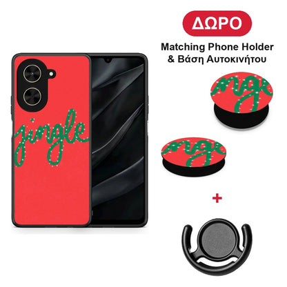 Jingle Xmas - Xiaomi Poco C71 θήκη + Δώρο Phone Holder & Βάση Αυτοκινήτου