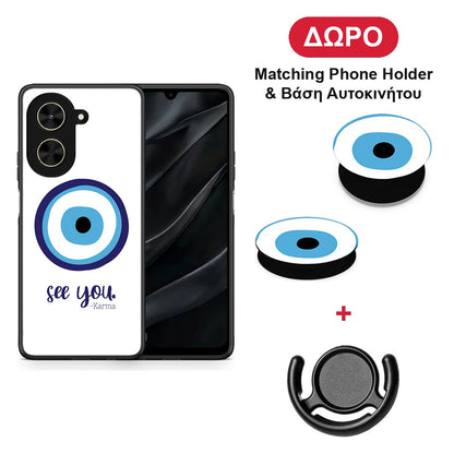 Karma Says - Xiaomi Poco C71 θήκη + Δώρο Phone Holder & Βάση Αυτοκινήτου
