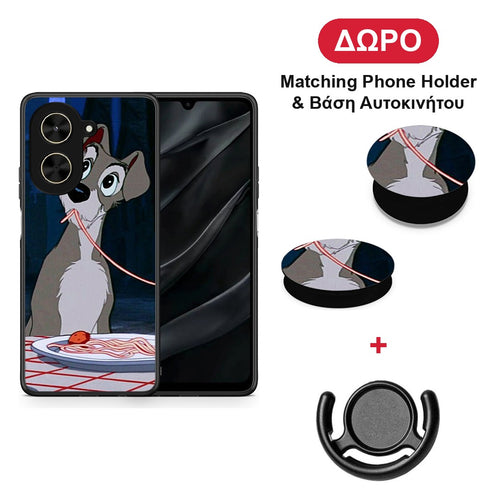 Lady And Tramp 1 - Xiaomi Poco C71 θήκη + Δώρο Phone Holder & Βάση Αυτοκινήτου