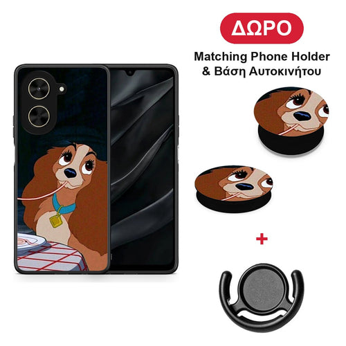 Lady And Tramp 2 - Xiaomi Poco C71 θήκη + Δώρο Phone Holder & Βάση Αυτοκινήτου