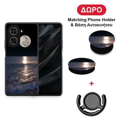 Landscape Moon - Xiaomi Poco C71 θήκη + Δώρο Phone Holder & Βάση Αυτοκινήτου