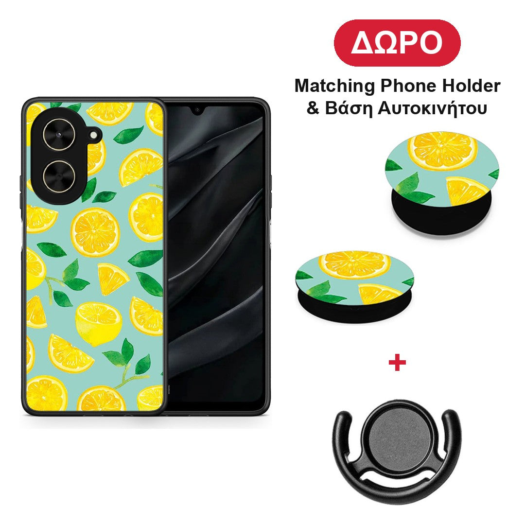 Lemons - Xiaomi Poco C71 θήκη + Δώρο Phone Holder & Βάση Αυτοκινήτου