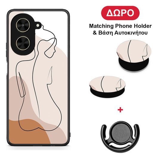 xiaomi-poco-c71-lineart-woman-case ΔΩΡΟ