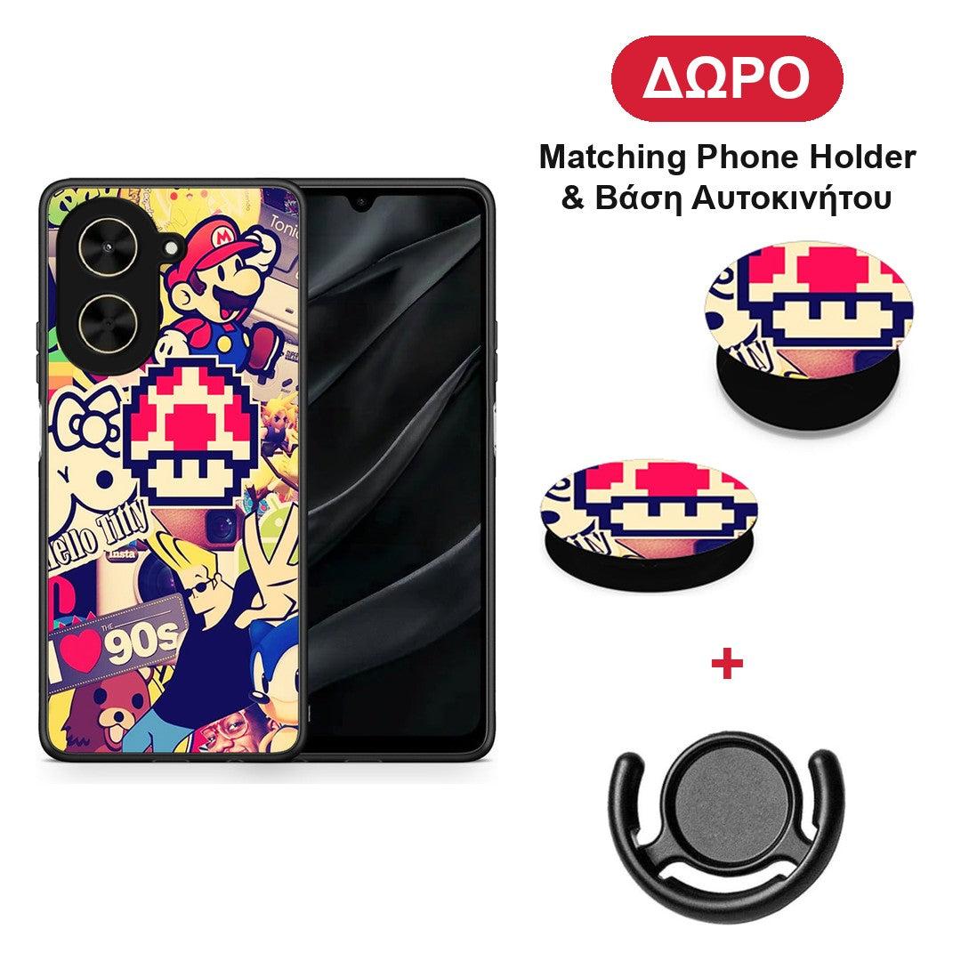 Love The 90s - Xiaomi Poco C71 θήκη + Δώρο Phone Holder & Βάση Αυτοκινήτου