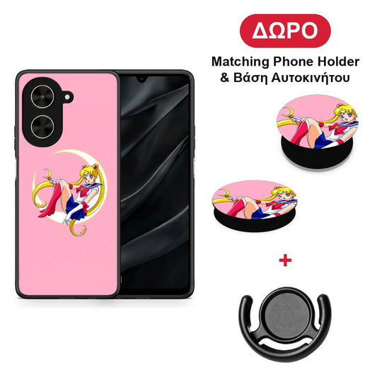 Moon Girl - Xiaomi Poco C71 θήκη + Δώρο Phone Holder & Βάση Αυτοκινήτου