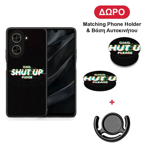 OMG ShutUp - Xiaomi Poco C71 θήκη + Δώρο Phone Holder & Βάση Αυτοκινήτου