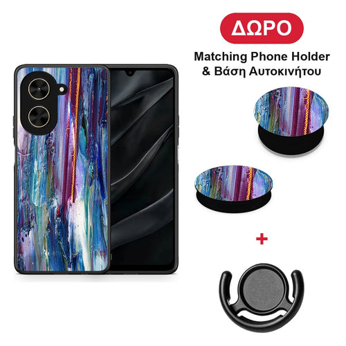 Paint Winter - Xiaomi Poco C71 θήκη + Δώρο Phone Holder & Βάση Αυτοκινήτου