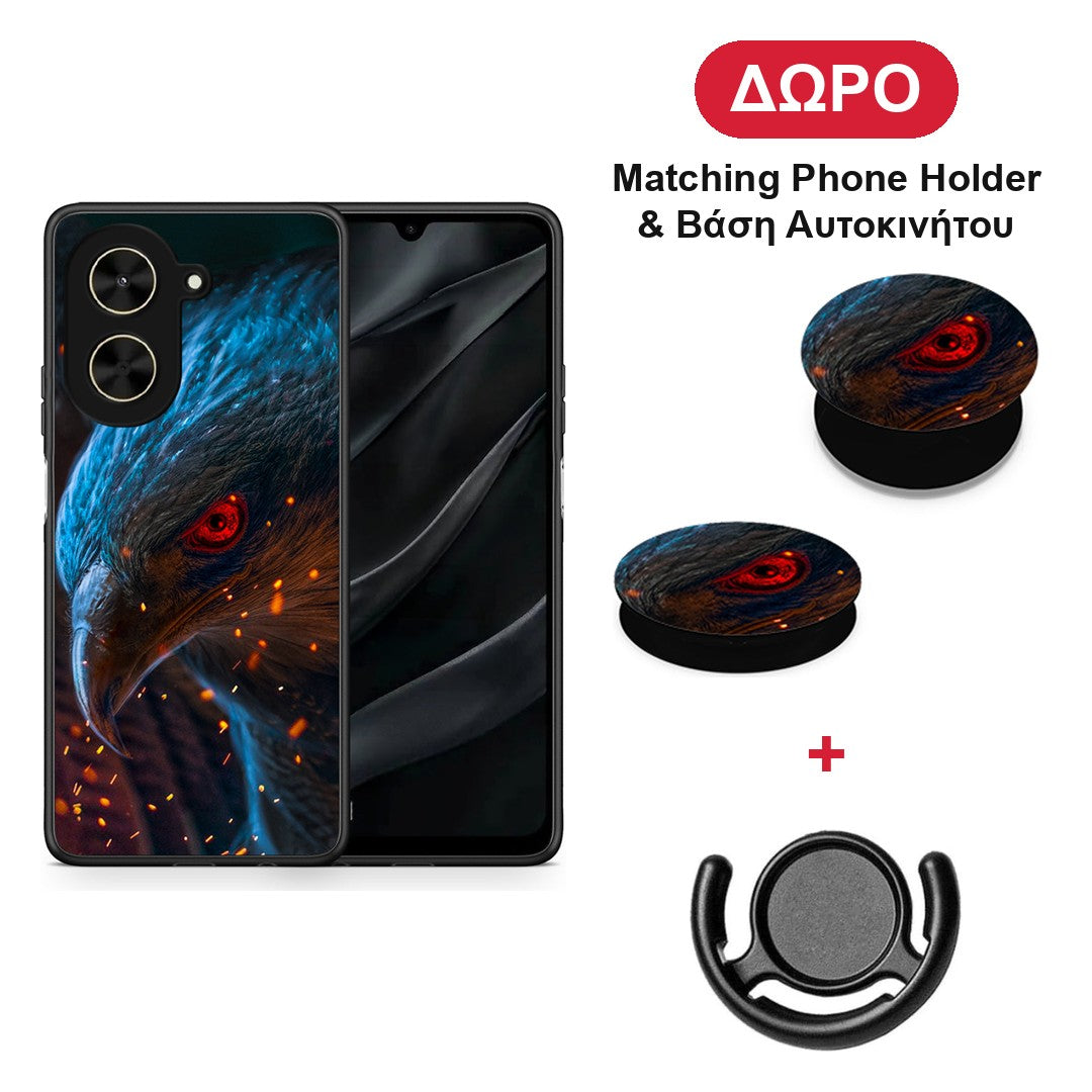 PopArt Eagle - Xiaomi Poco C71 θήκη + Δώρο Phone Holder & Βάση Αυτοκινήτου