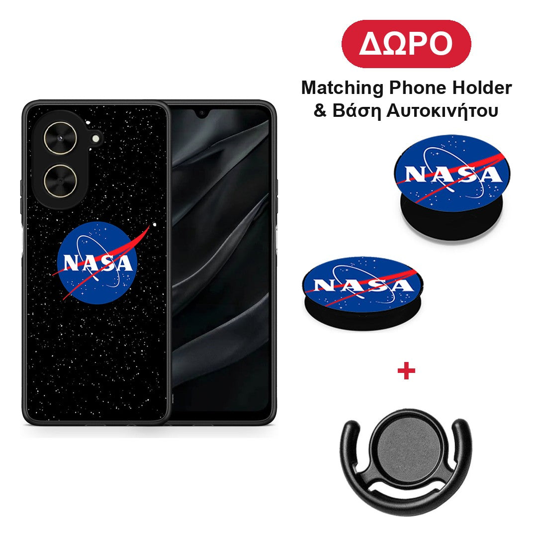 PopArt NASA - Xiaomi Poco C71 θήκη + Δώρο Phone Holder & Βάση Αυτοκινήτου