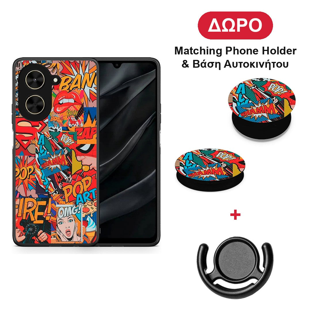 PopArt OMG - Xiaomi Poco C71 θήκη + Δώρο Phone Holder & Βάση Αυτοκινήτου