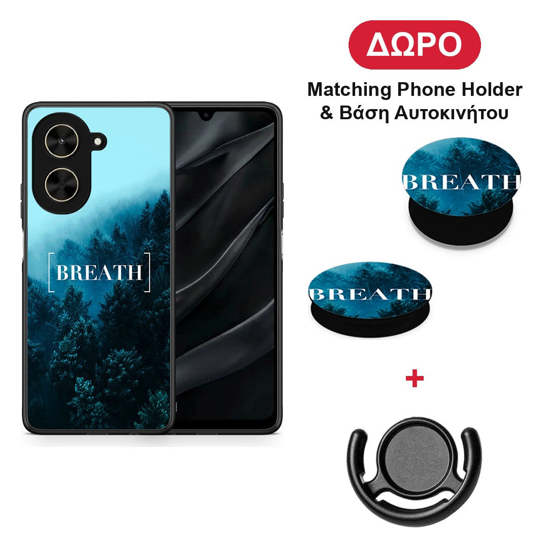 Quote Breath - Xiaomi Poco C71 θήκη + Δώρο Phone Holder & Βάση Αυτοκινήτου