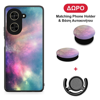 Galactic Rainbow - Xiaomi Poco C71 θήκη + Δώρο Phone Holder & Βάση Αυτοκινήτου