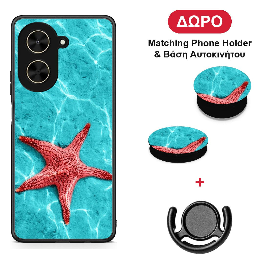 Red Starfish - Xiaomi Poco C71 θήκη + Δώρο Phone Holder & Βάση Αυτοκινήτου