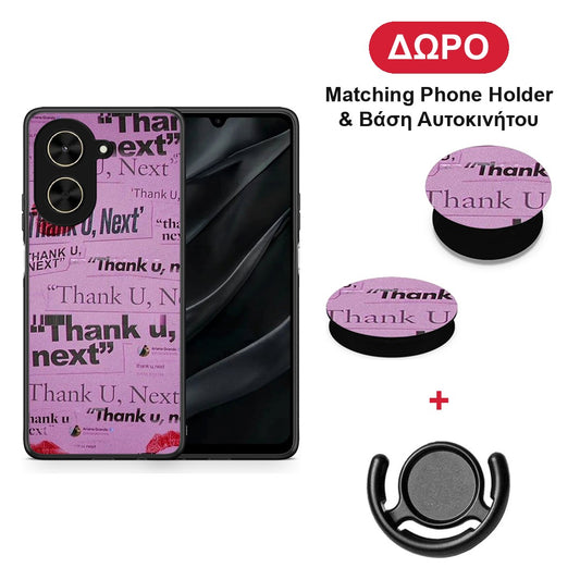 Thank You Next - Xiaomi Poco C71 θήκη + Δώρο Phone Holder & Βάση Αυτοκινήτου