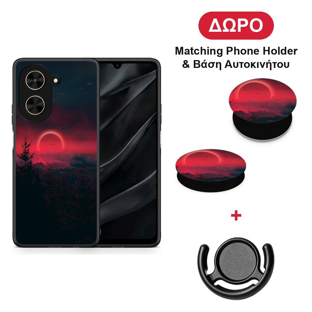 Tropic Sunset - Xiaomi Poco C71 θήκη + Δώρο Phone Holder & Βάση Αυτοκινήτου