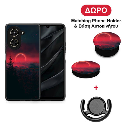 Tropic Sunset - Xiaomi Poco C71 θήκη + Δώρο Phone Holder & Βάση Αυτοκινήτου