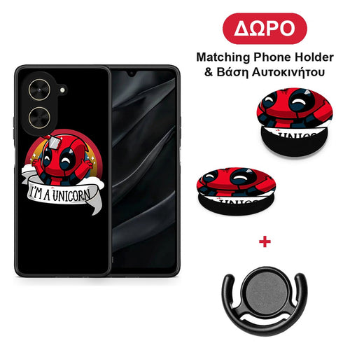 Unicorn Deadpool - Xiaomi Poco C71 θήκη + Δώρο Phone Holder & Βάση Αυτοκινήτου
