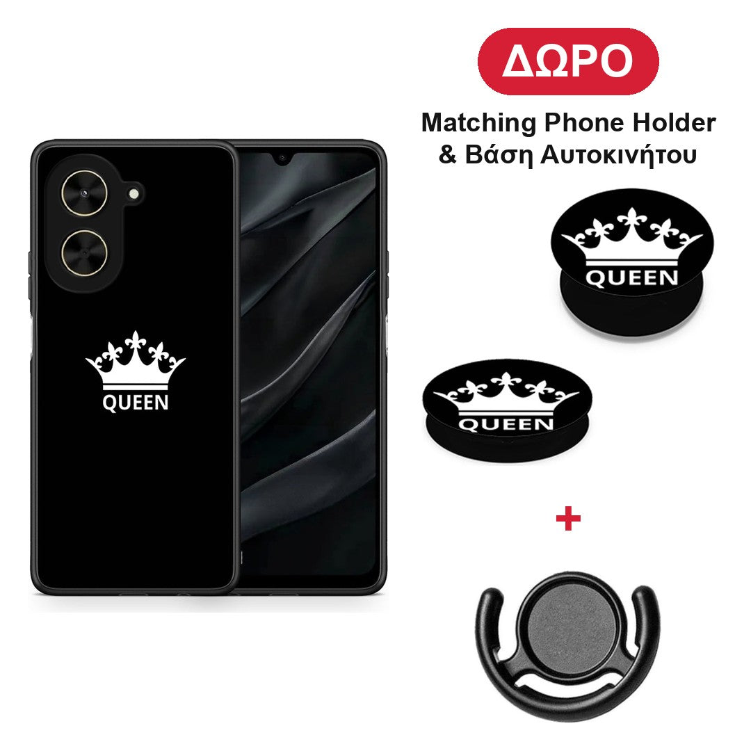 Valentine Queen - Xiaomi Poco C71 θήκη + Δώρο Phone Holder & Βάση Αυτοκινήτου