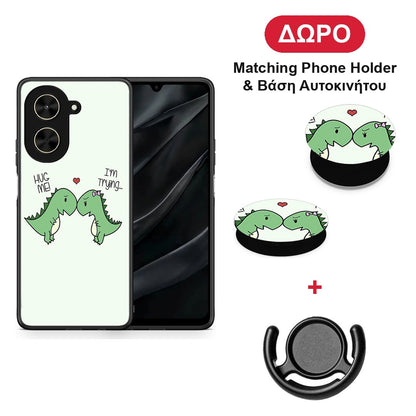 Valentine Rex - Xiaomi Poco C71 θήκη + Δώρο Phone Holder & Βάση Αυτοκινήτου