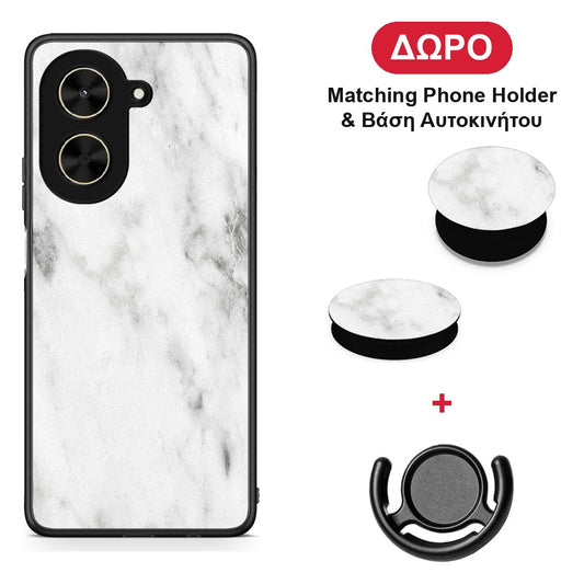 xiaomi-poco-c71-white-marble-case ΔΩΡΟ