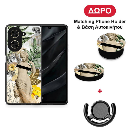 Woman Statue - Xiaomi Poco C71 θήκη + Δώρο Phone Holder & Βάση Αυτοκινήτου