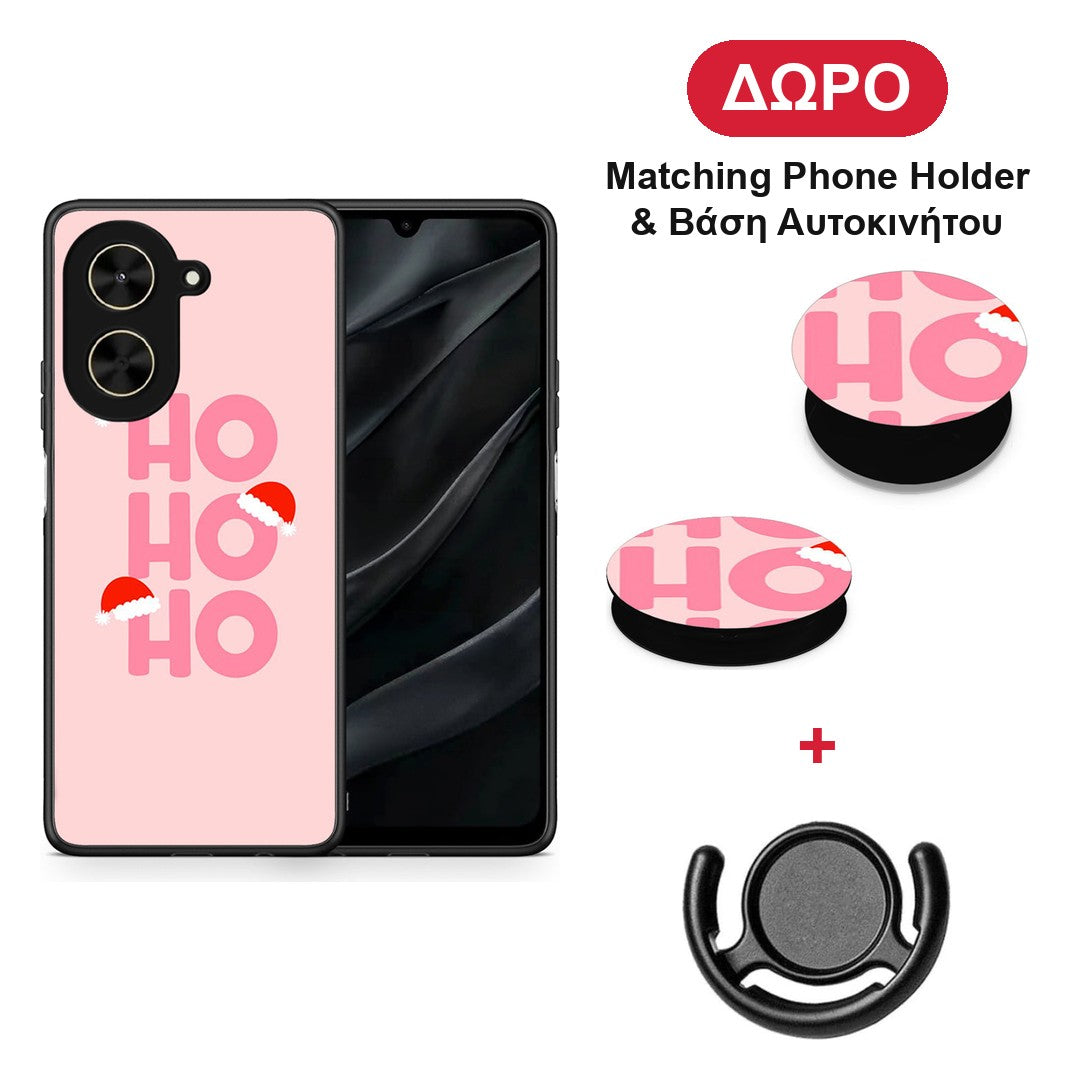 Xmas Ho Ho Ho - Xiaomi Poco C71 θήκη + Δώρο Phone Holder & Βάση Αυτοκινήτου