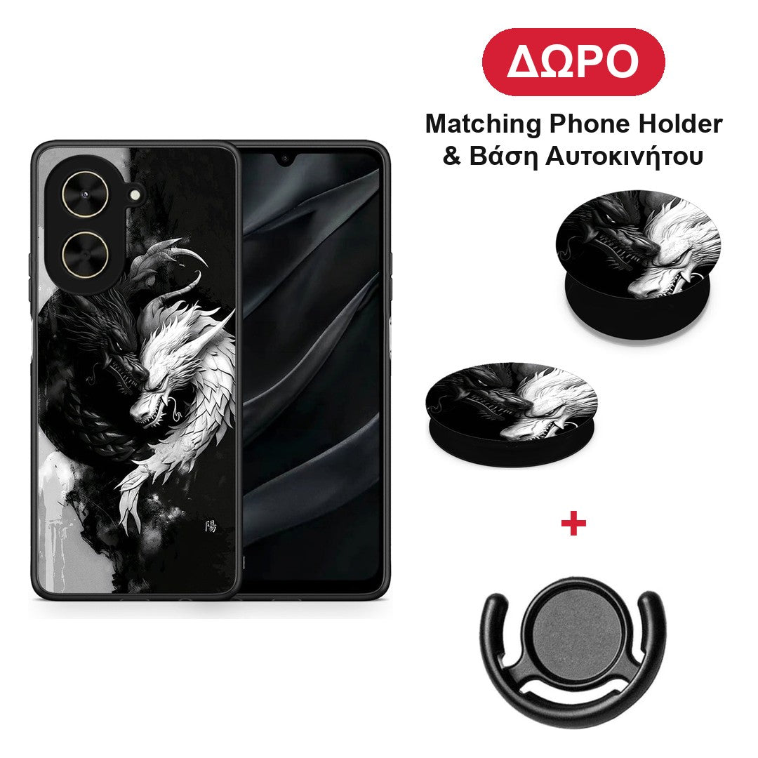 Yin Yang - Xiaomi Poco C71 θήκη + Δώρο Phone Holder & Βάση Αυτοκινήτου