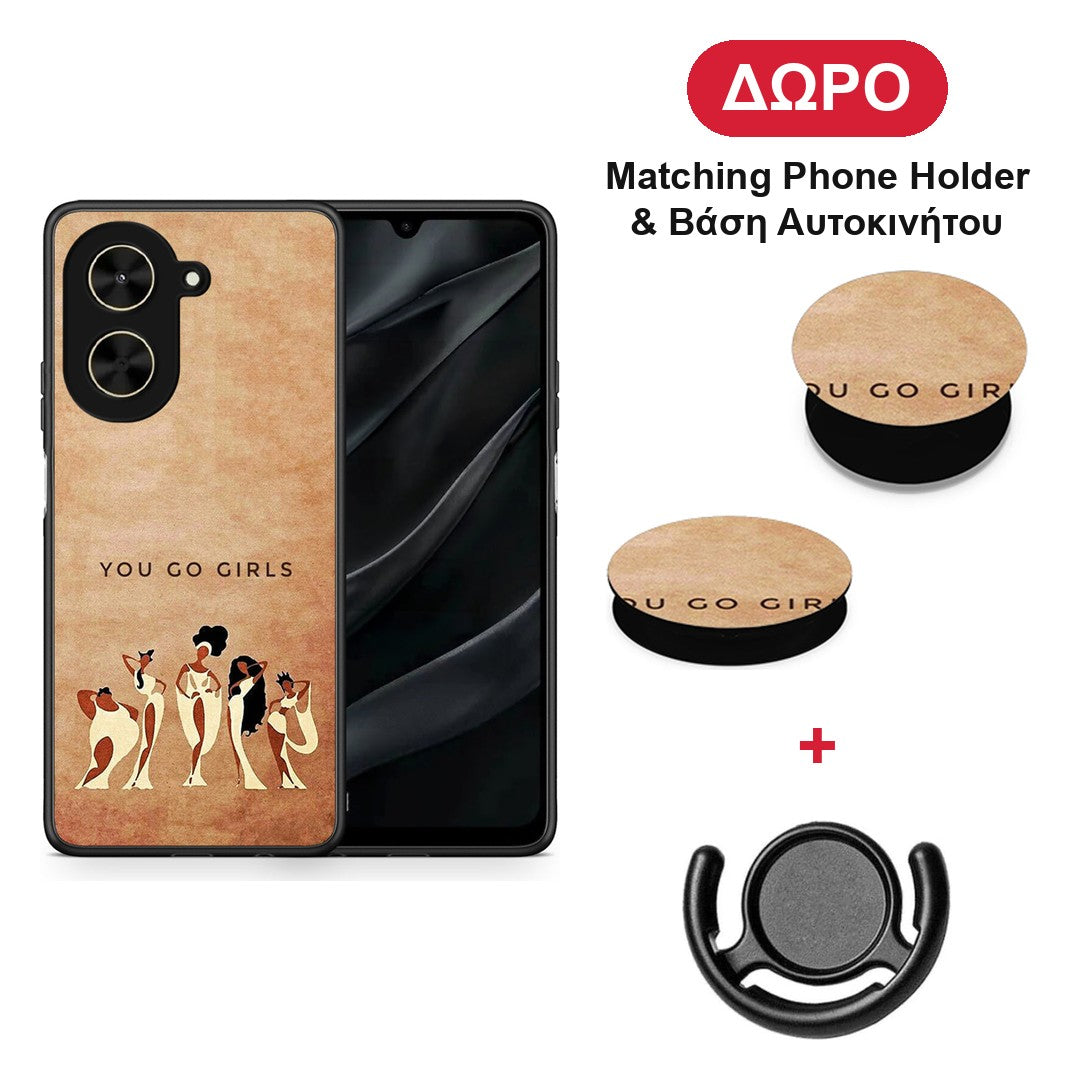 You Go Girl - Xiaomi Poco C71 θήκη + Δώρο Phone Holder & Βάση Αυτοκινήτου