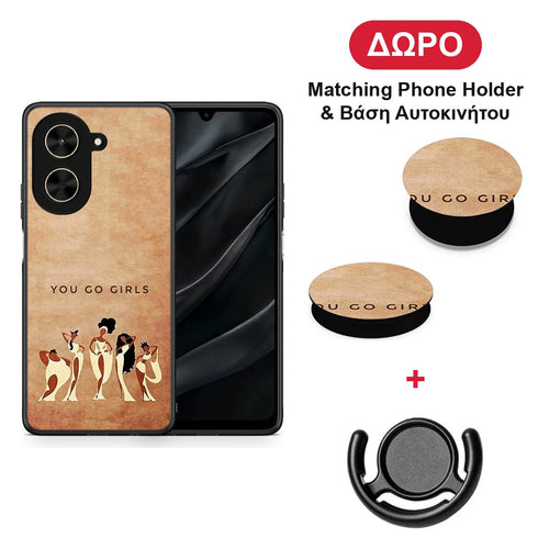 You Go Girl - Xiaomi Poco C71 θήκη + Δώρο Phone Holder & Βάση Αυτοκινήτου