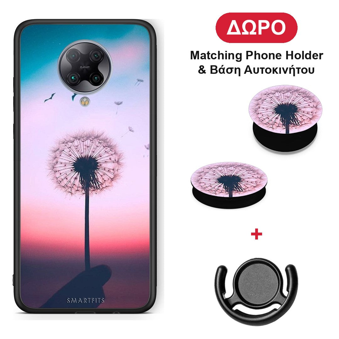 Boho Wish - Xiaomi Poco F2 Pro θήκη + Δώρο Phone Holder & Βάση Αυτοκινήτου