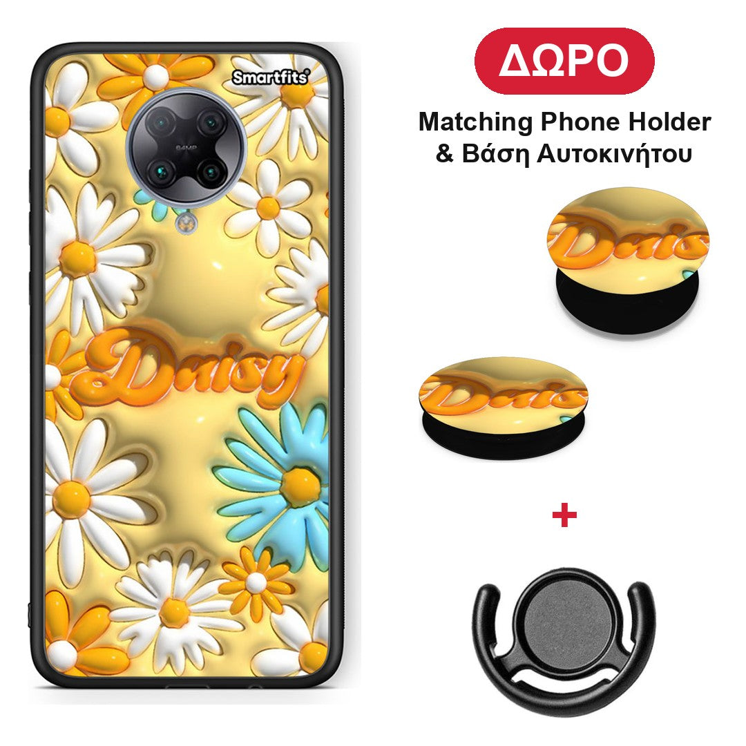 Bubble Daisies - Xiaomi Poco F2 Pro θήκη + Δώρο Phone Holder & Βάση Αυτοκινήτου